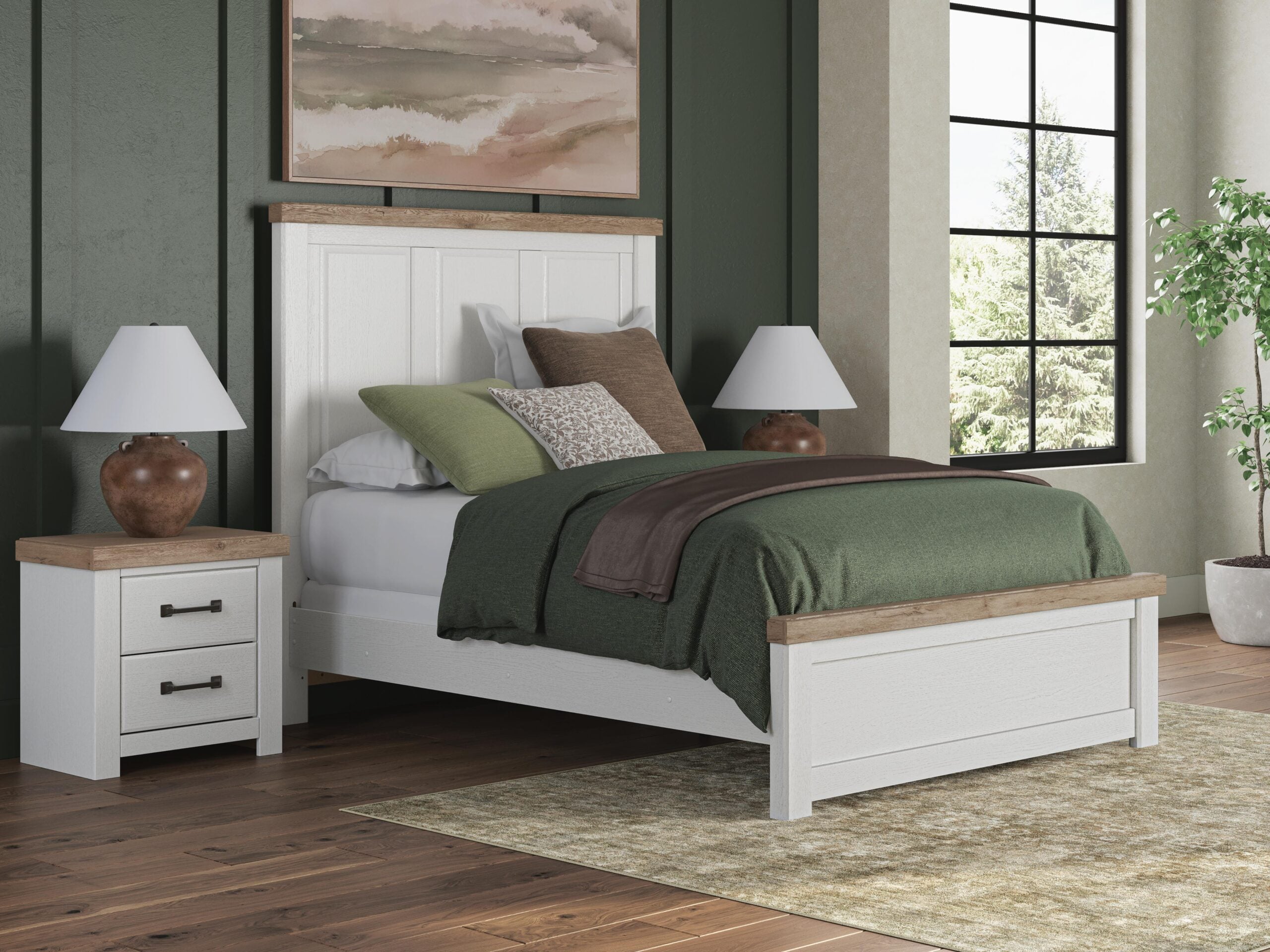 96aad712e1a10453dfca0c9bdaa8a5a4 Savonport Queen Panel Bed - Image 1